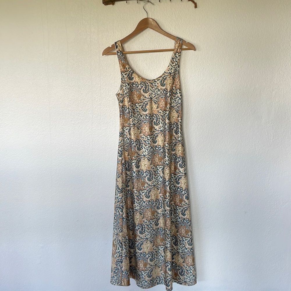 Bohemian printed maxi dress
